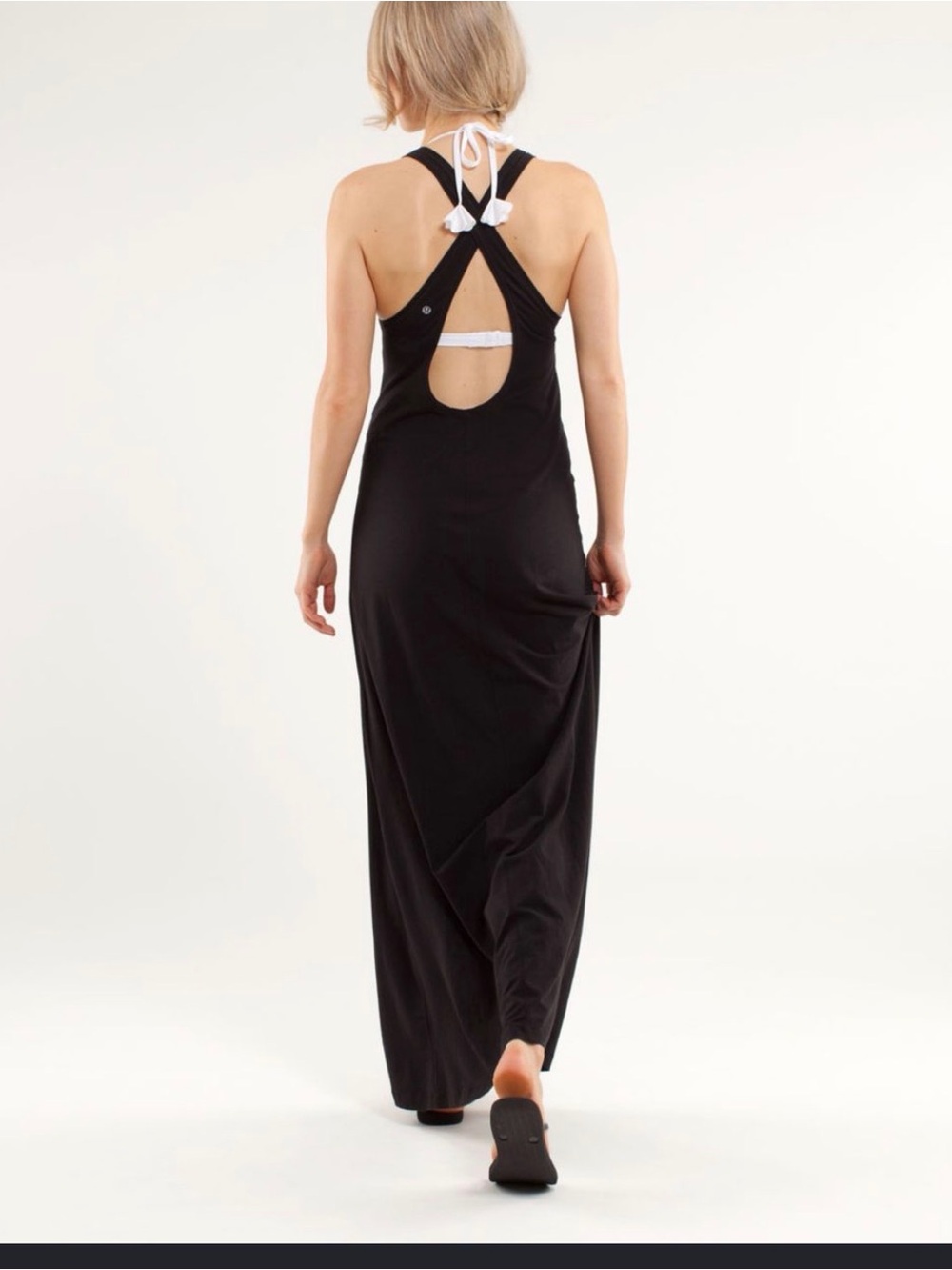 Lululemon Black Heatwave Maxi Dress  HTF 6